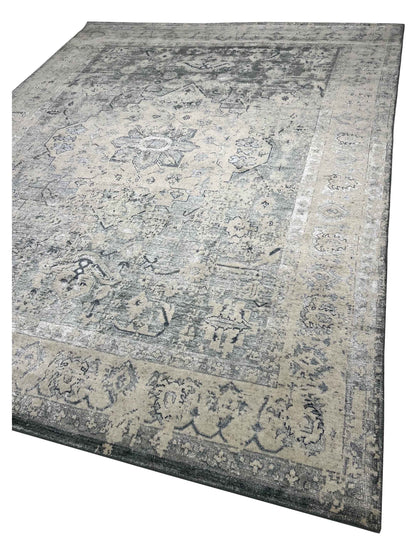 Artisan Nova Ivory Blue Transitional Knotted Rugs