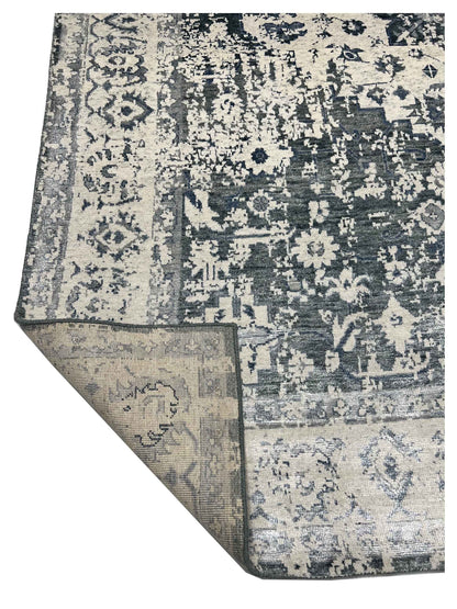 Artisan Nova Ivory Blue Transitional Knotted Rugs