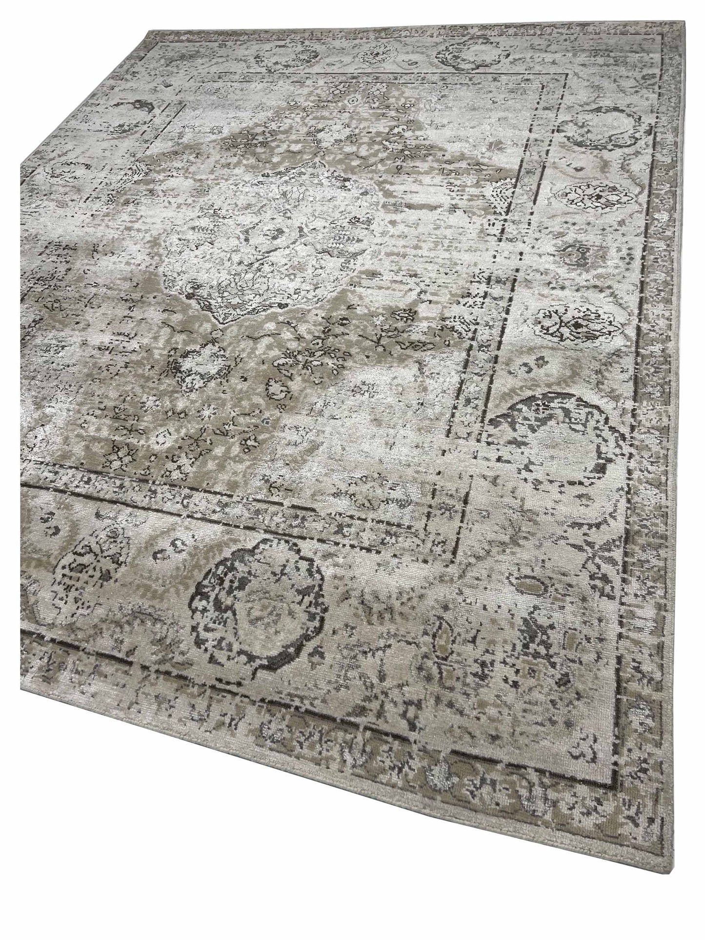Artisan Nova Beige Brown Transitional Knotted Rugs