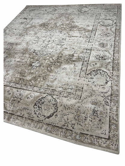 Artisan Nova Beige Brown Transitional Knotted Rugs
