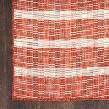 Nourison Home Positano  Terracotta Ivory  Contemporary