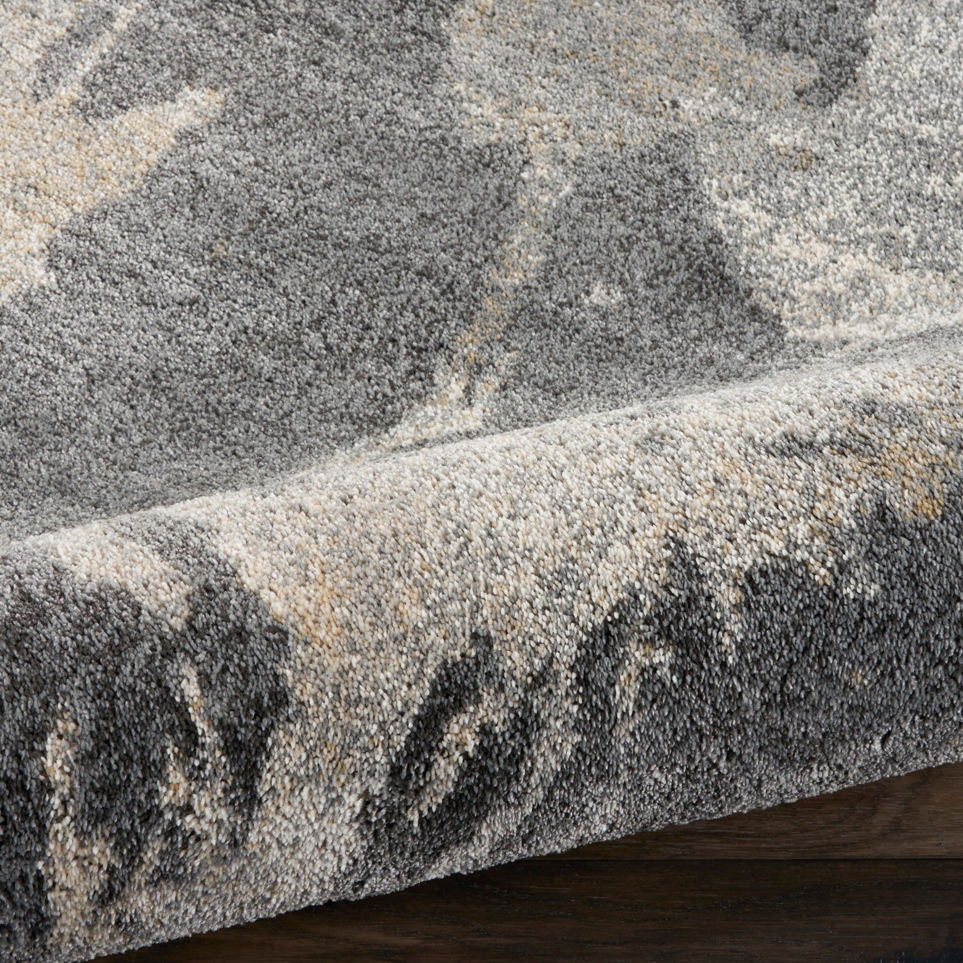 Nourison Home Fusion  Beige Grey  Contemporary