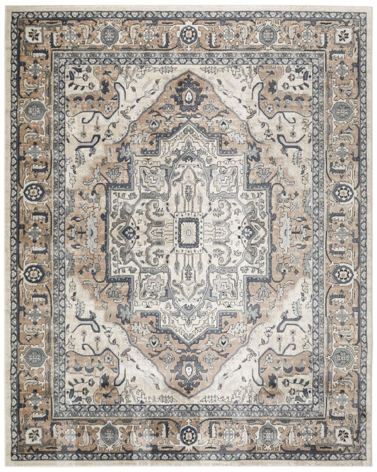Nourison Home Quarry  Ivory Taupe  Traditional