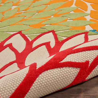 Nourison Home Aloha  Green  Contemporary