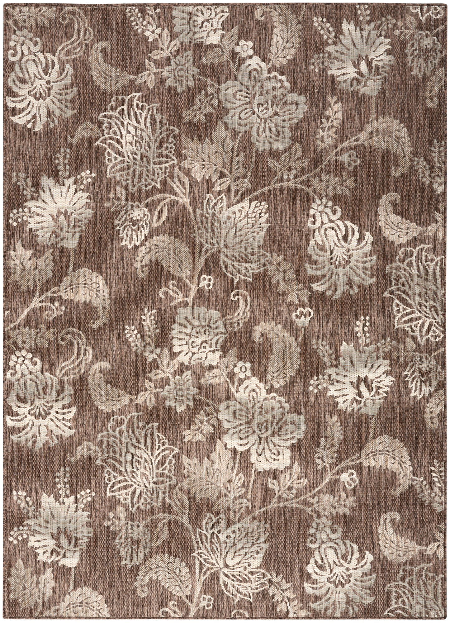 Nourison Home Garden Oasis GOA03 Mocha Contemporary Power-loomed Rug