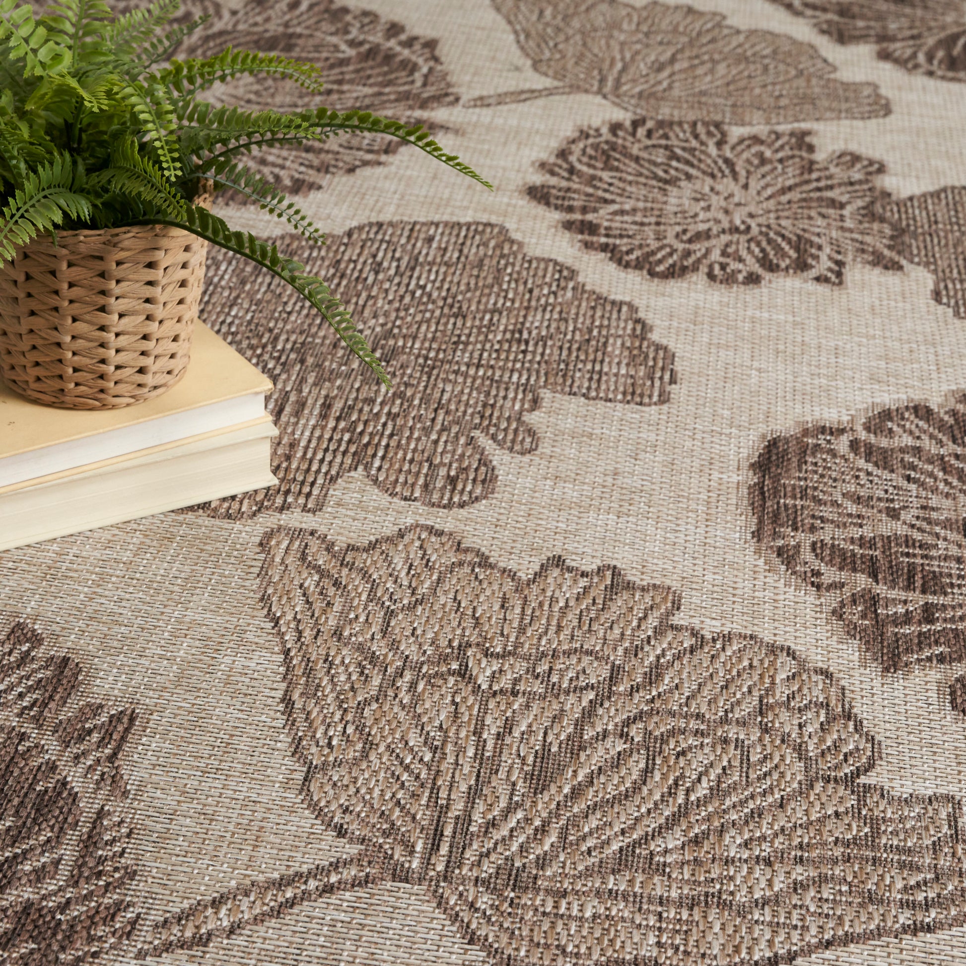 Nourison Home Garden Oasis  Natural  Contemporary