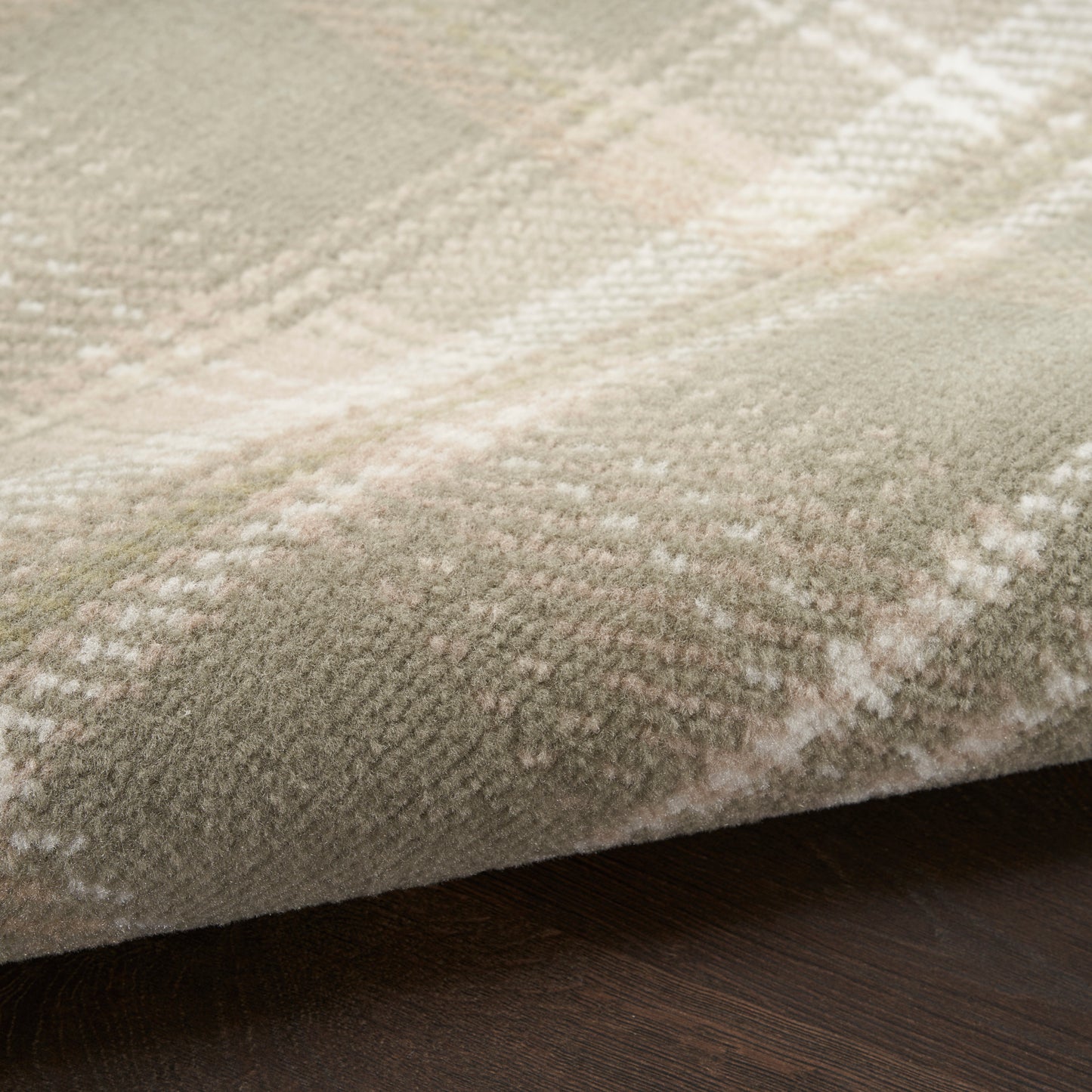 Nourison Home Grafix  Olive  Contemporary