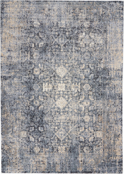 Nourison Home Moroccan Celebration KI3M1 Slate Traditional Power-loomed Rug