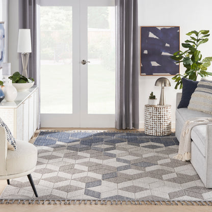 Nourison Home Paxton  Grey Slate  Contemporary