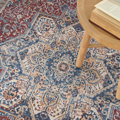 Nourison Home Vintage Home  Red Blue  Traditional