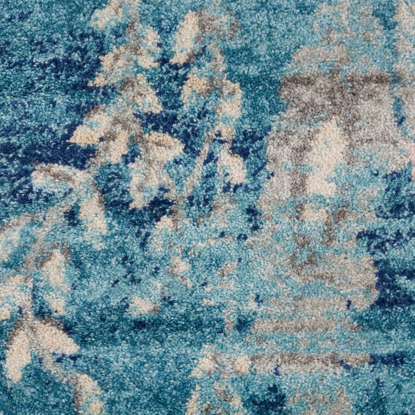 Nourison Home Tranquil  Turquoise  Contemporary