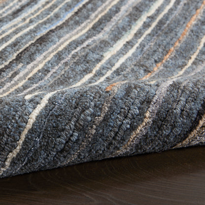 Nourison Home Plateau  Blue  Contemporary