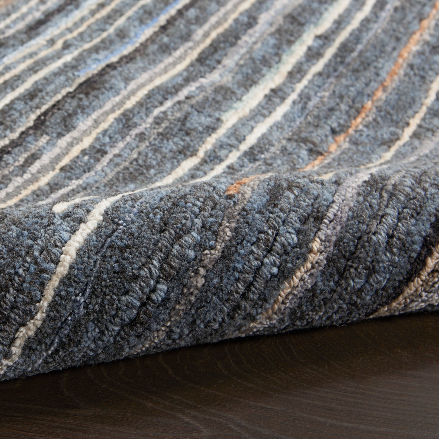 Nourison Home Plateau  Blue  Contemporary