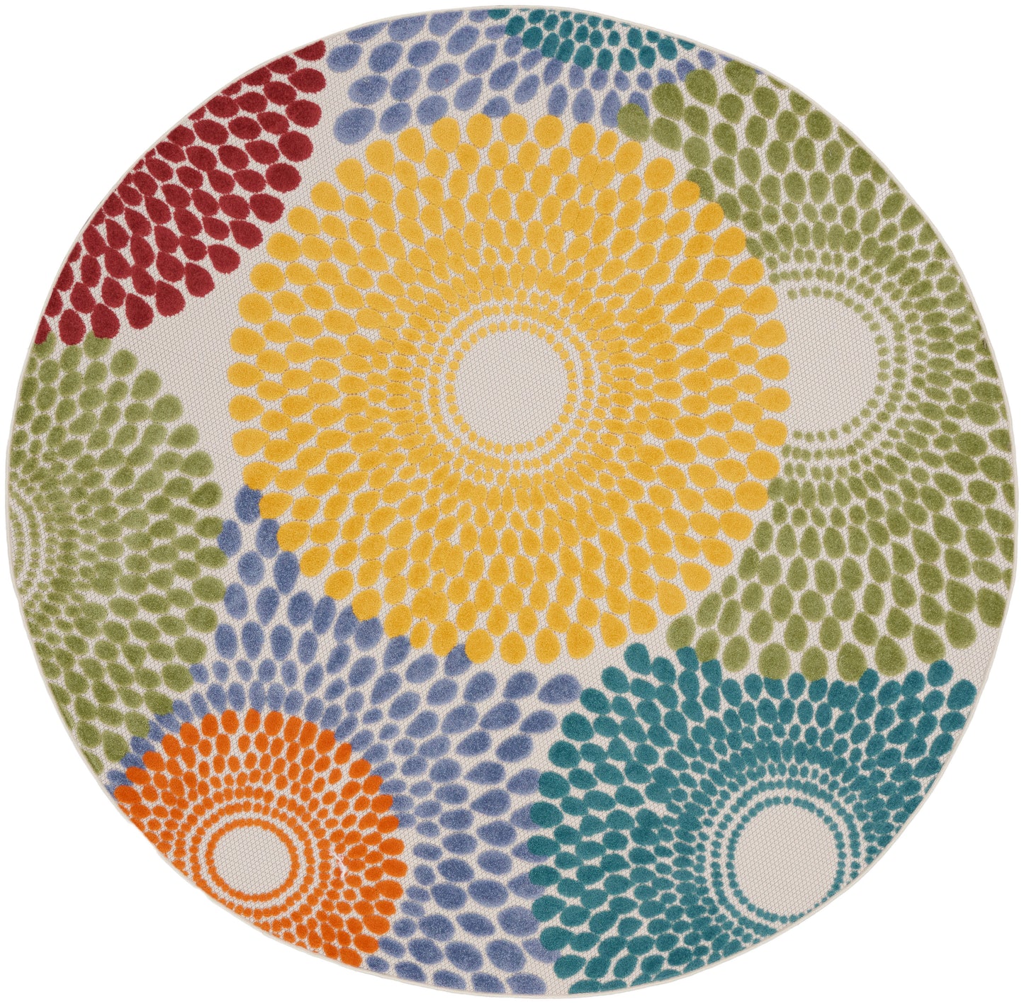 Nourison Home Aloha ALH29 Multicolor Contemporary Power-loomed Rugs