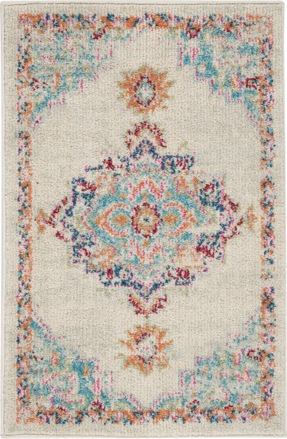 Nourison Home Passion PSN24 Grey Multicolor Transitional Power-loomed Rugs