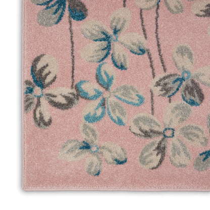 Nourison Home Tranquil  Pink  Contemporary
