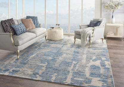 Nourison Home Ellora  Blue  Contemporary