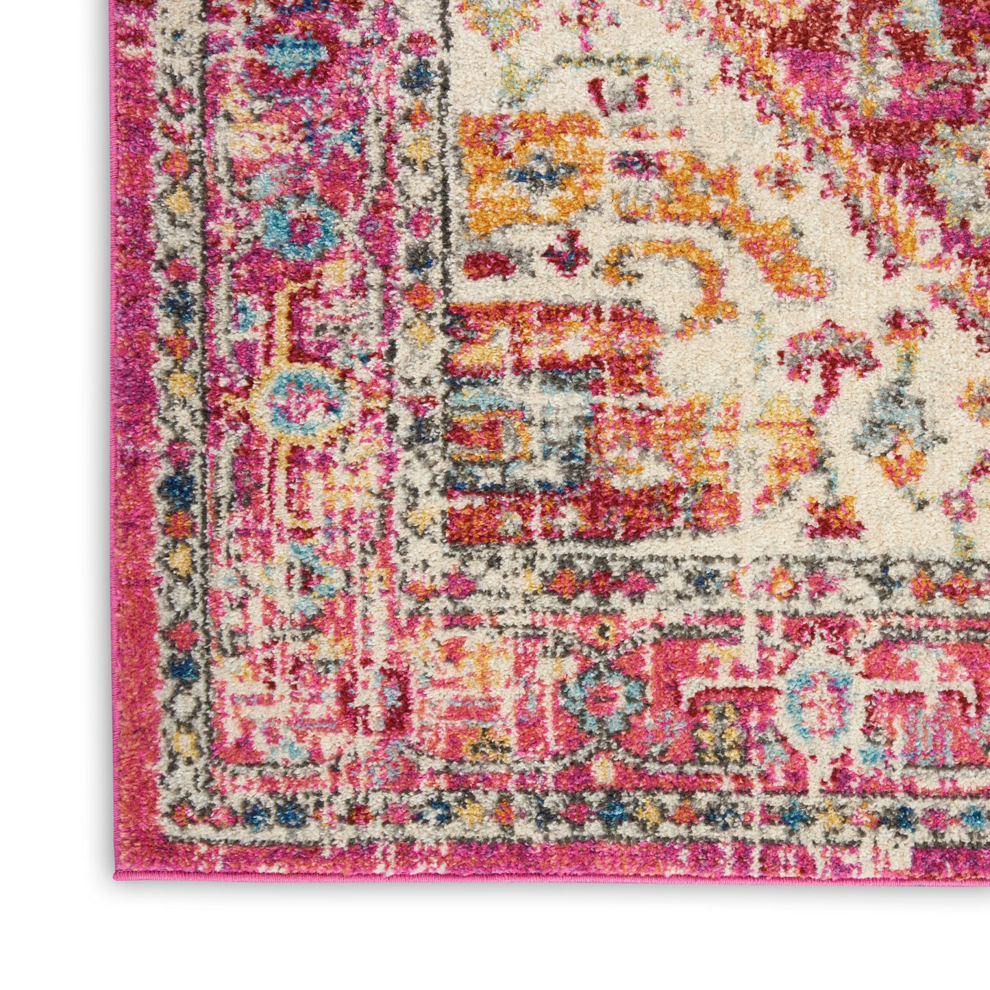 Nourison Home Passion  Ivory Pink  Traditional