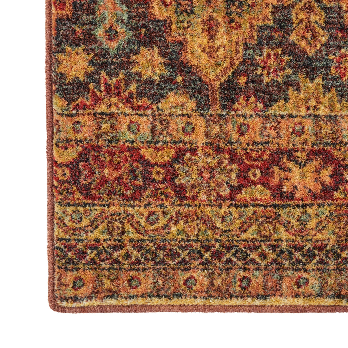Nourison Home Jewel  Blue Red  Traditional