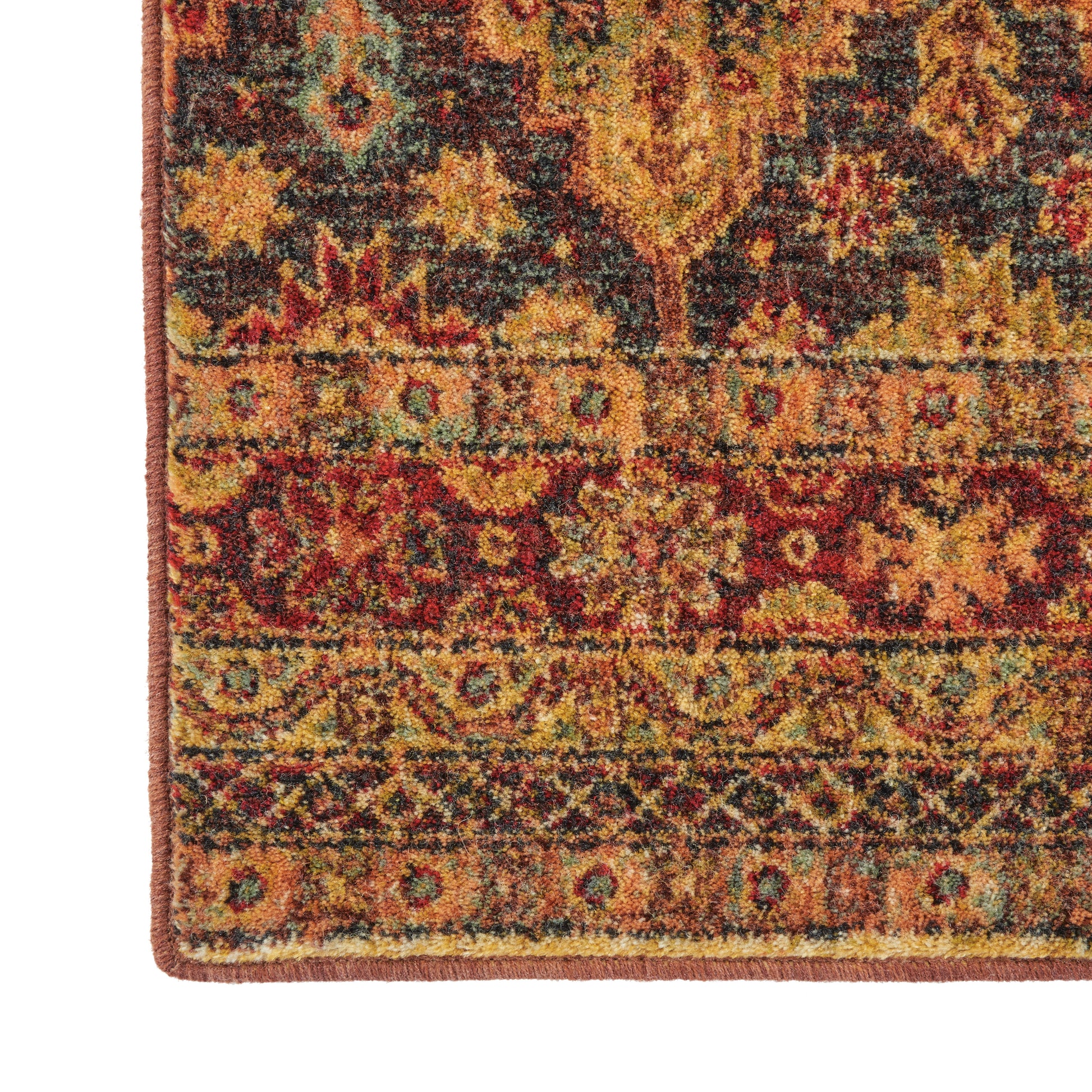 Nourison Home Jewel  Blue Red  Traditional
