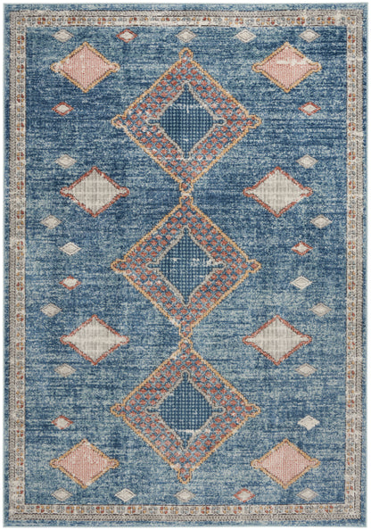 Nourison Home Quarry QUA14 Blue Contemporary Power-loomed Rugs