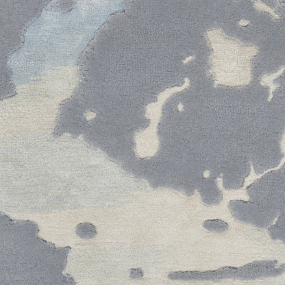 Nourison Home Prismatic  Seafoam Silver  Contemporary