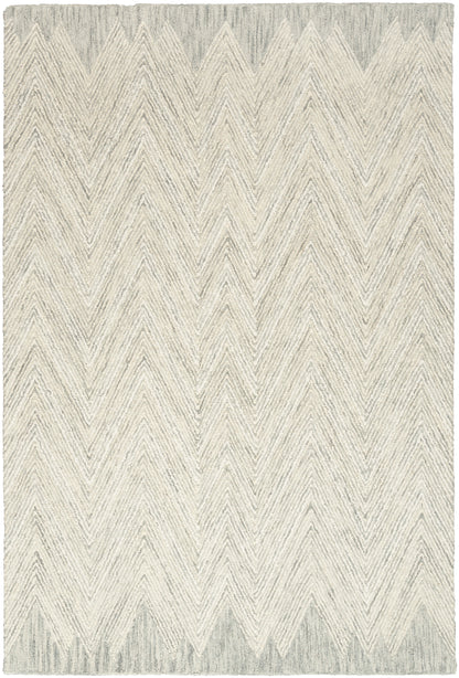 Nourison Home Interlock ITL04 Teal Contemporary Tufted Rug