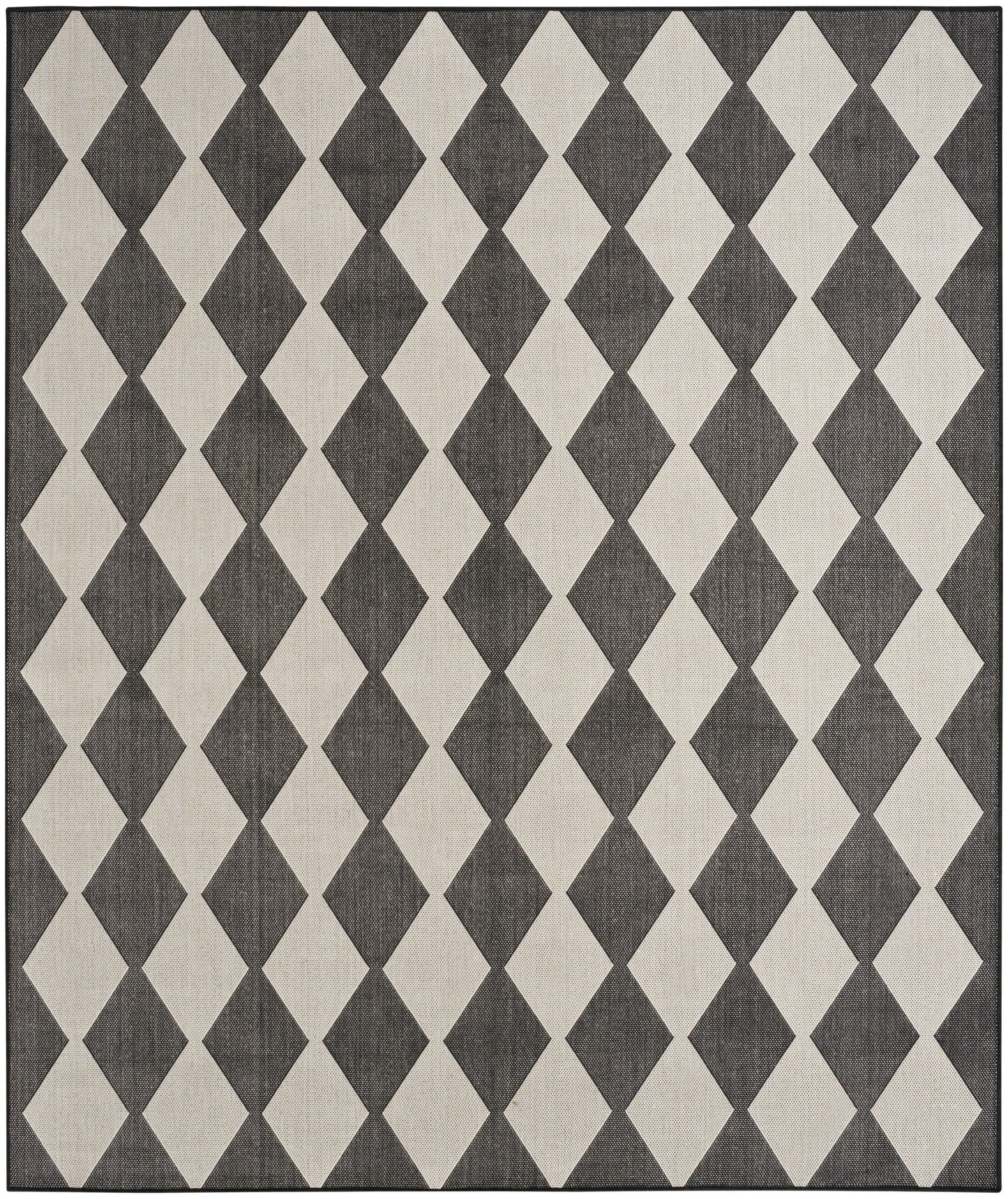 Nourison Home Positano POS04 Black Contemporary Power-loomed Rug