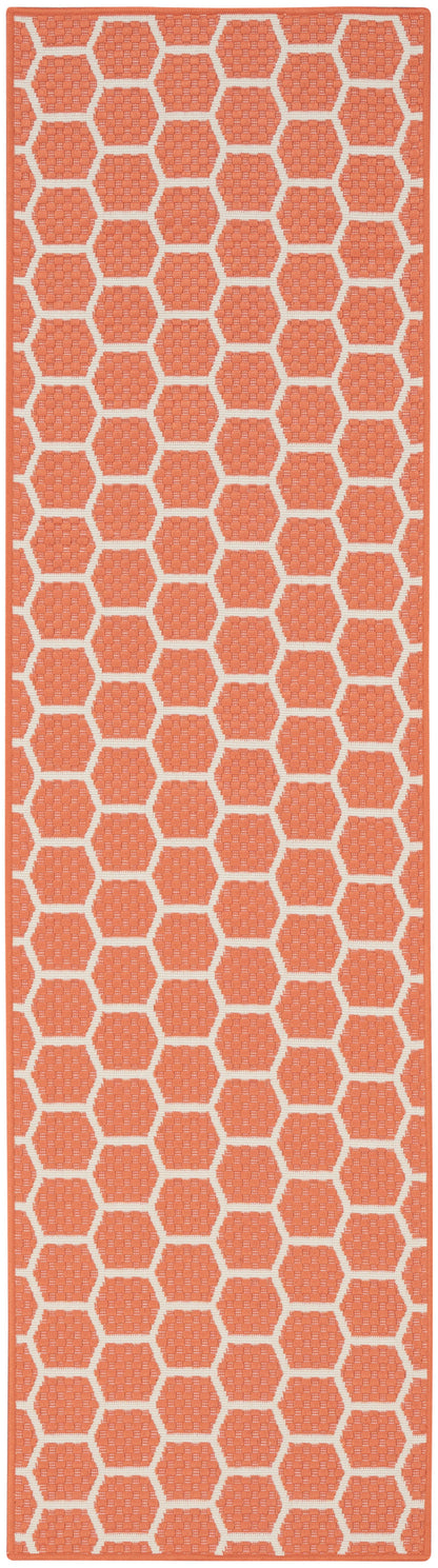 Nourison Home Twist Reversible TWS01 Coral Contemporary Loom-woven Rug