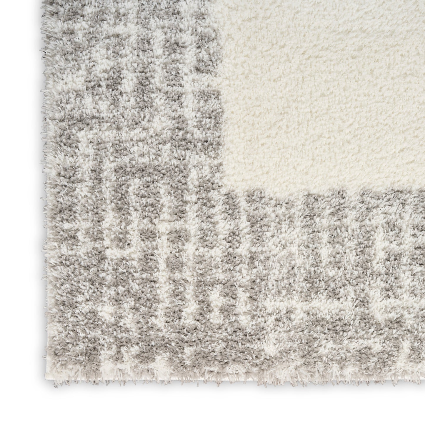 Nourison Home Pacific Shag  Ivory Grey  Contemporary