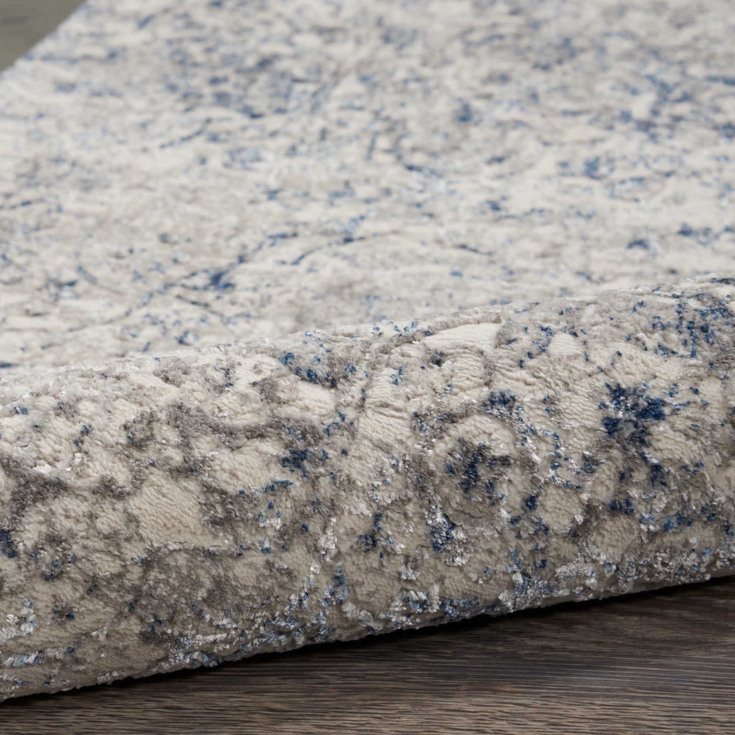 Nourison Home Royal Terrace  Beige Blue  Contemporary