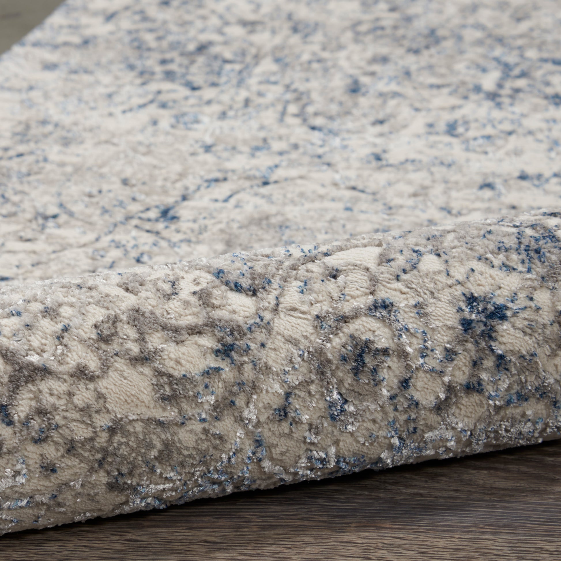 Nourison Home Royal Terrace  Beige Blue  Contemporary