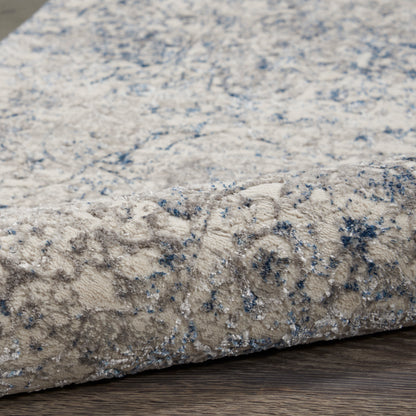 Nourison Home Royal Terrace  Beige Blue  Contemporary