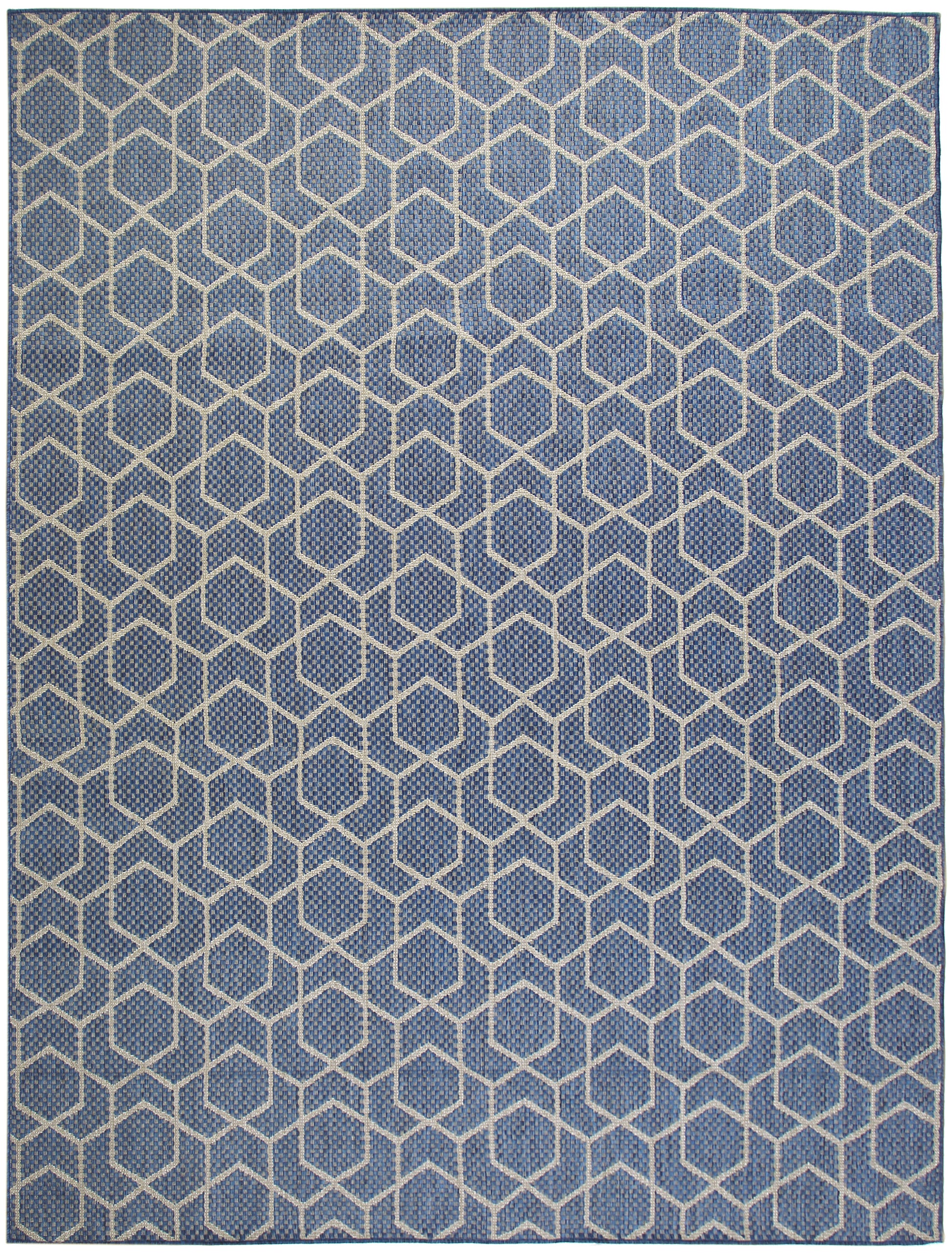 Nourison Home Horizon Indoor/Outdoor  Denim  Contemporary