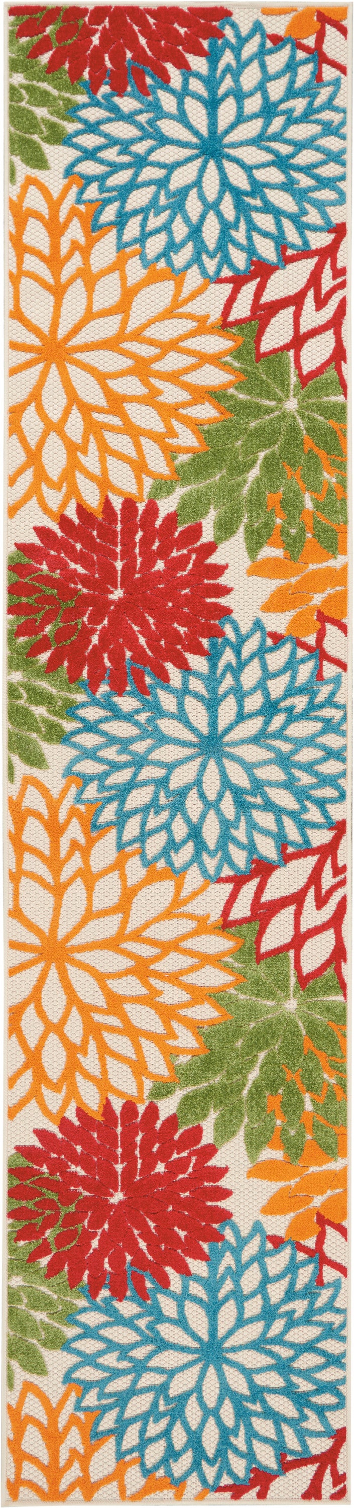 Nourison Home Aloha ALH05 Green Contemporary Power-loomed Rugs