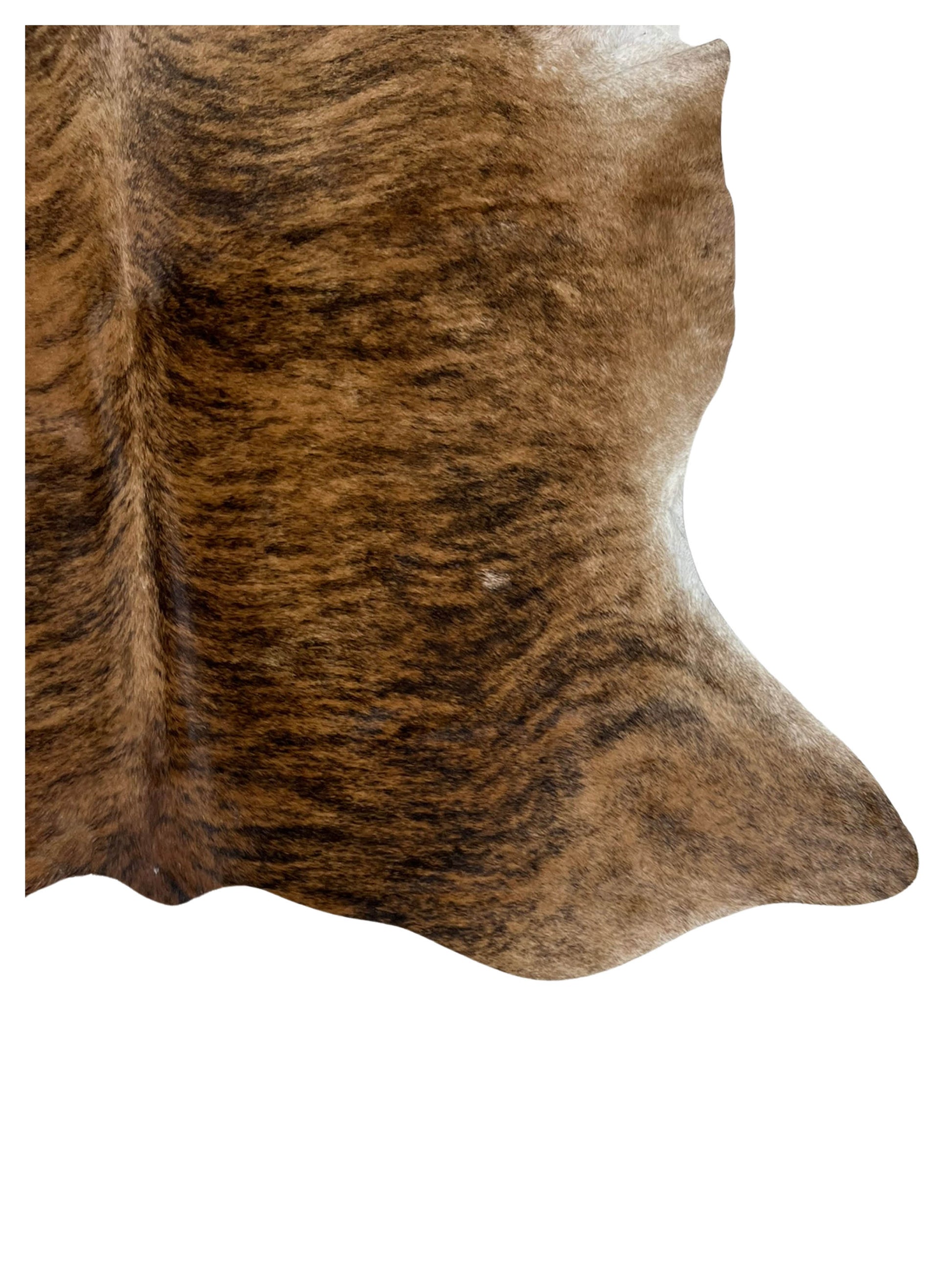 Artisan Claire 5547 Dk.Brown Charcoal Hair on Hide Cowhide Shape Rug