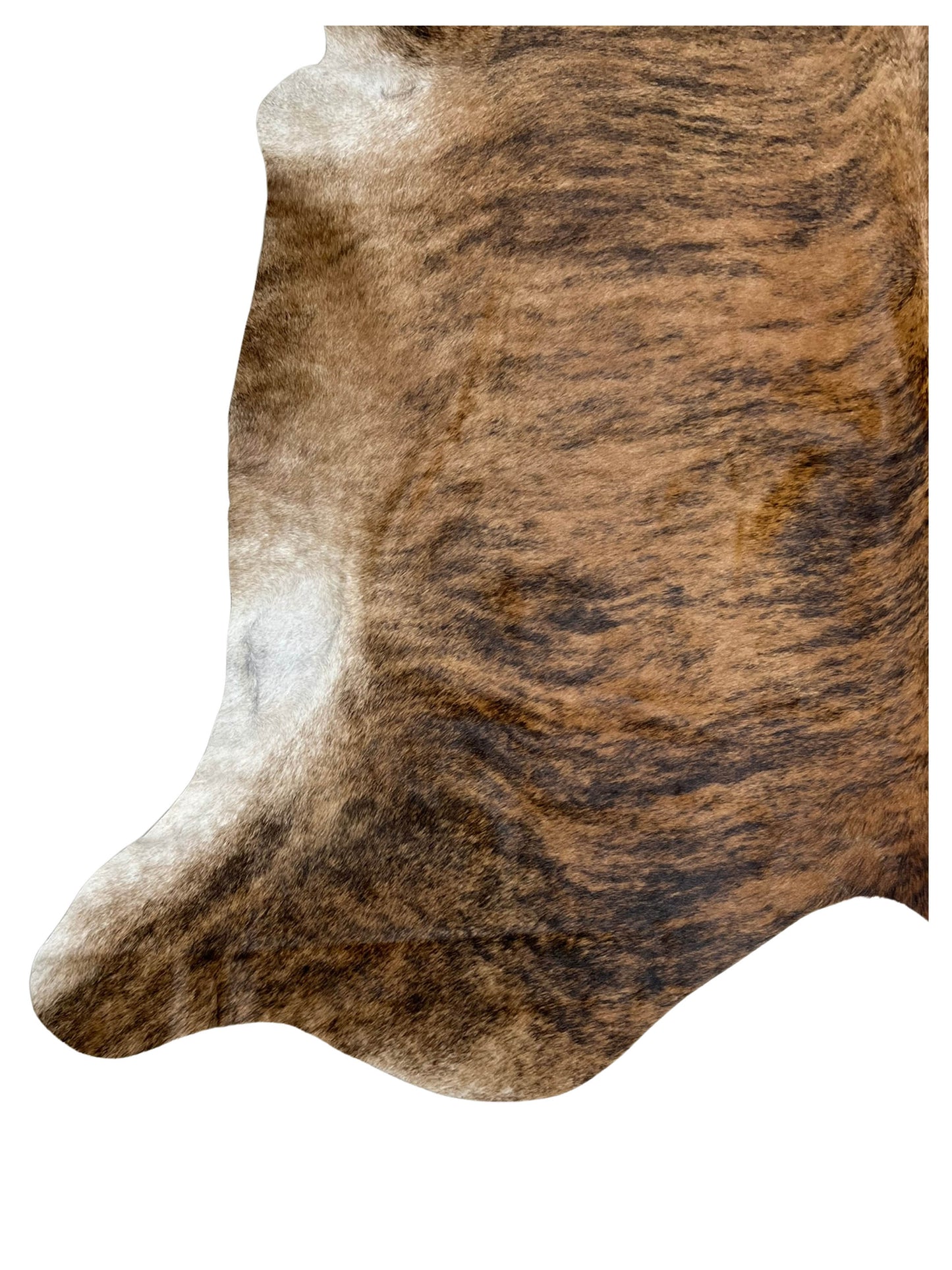 Artisan Claire 5547 Dk.Brown Charcoal Hair on Hide Cowhide Shape Rug