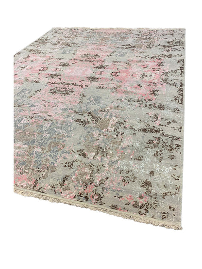 Artisan Dakota Lt.Silver Pink Transitional Knotted Rug - Rugs - Artisan - Atlanta Designer Rugs