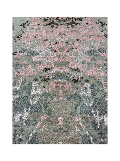 Artisan Dakota Lt.Silver Pink Transitional Knotted Rug - Rugs - Artisan - Atlanta Designer Rugs