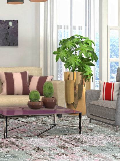 Artisan Dakota Lt.Silver Pink Transitional Knotted Rug - Rugs - Artisan - Atlanta Designer Rugs