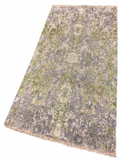 Artisan Dakota Silver Green Transitional Knotted Rug - Rugs - Artisan - Atlanta Designer Rugs