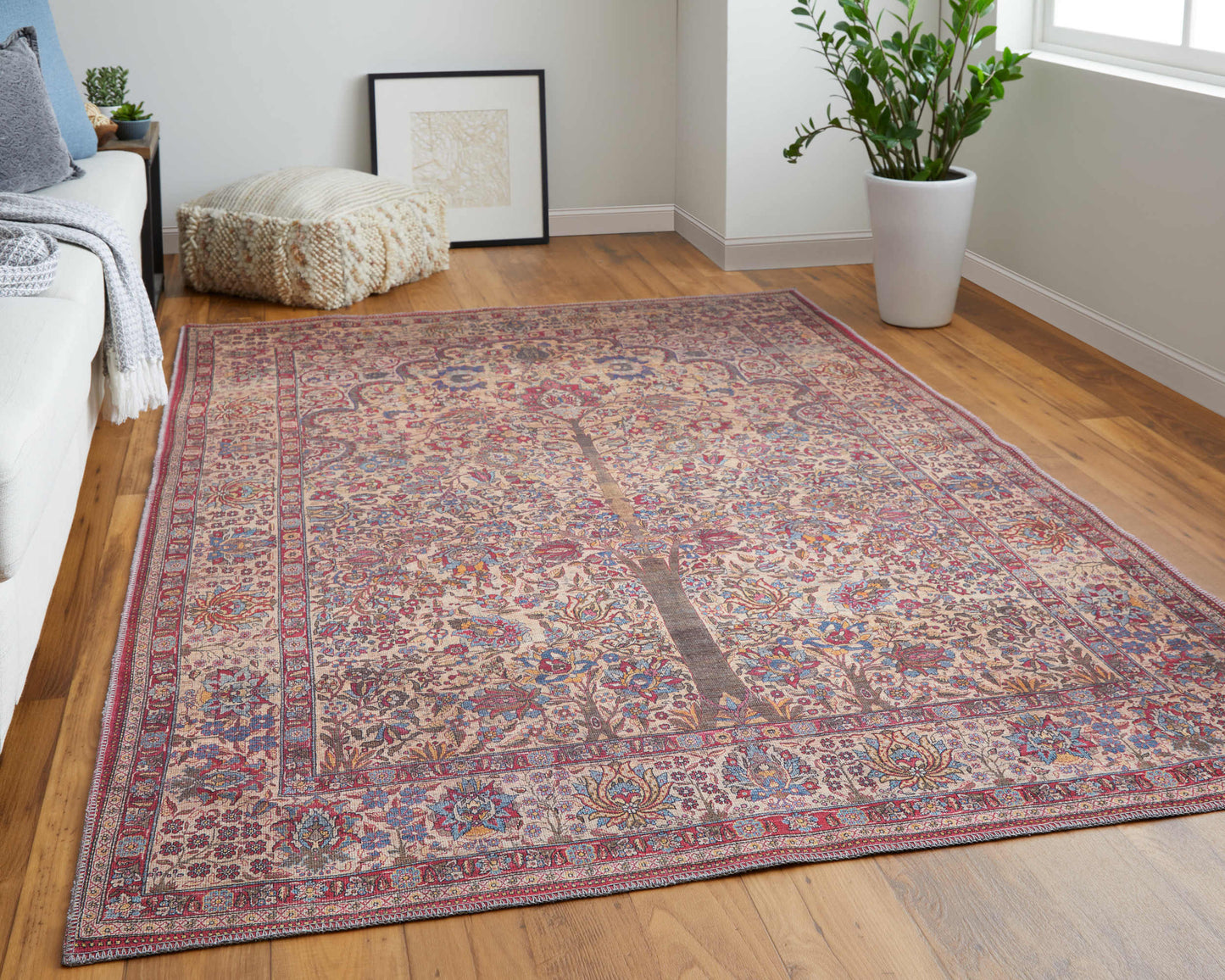 Feizy Rawlins  Beige Ivory Transitional/Vintage/Bohemian & Eclectic