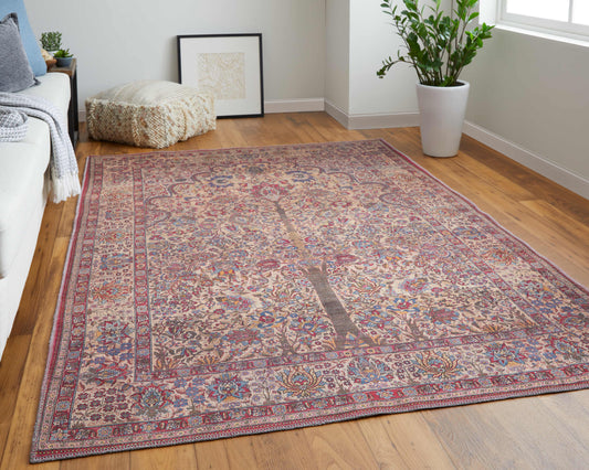 Feizy Rawlins  Beige Ivory Transitional/Vintage/Bohemian & Eclectic