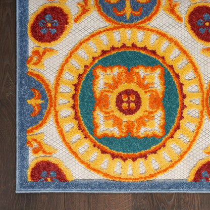 Nourison Home Aloha  Multicolor  Contemporary