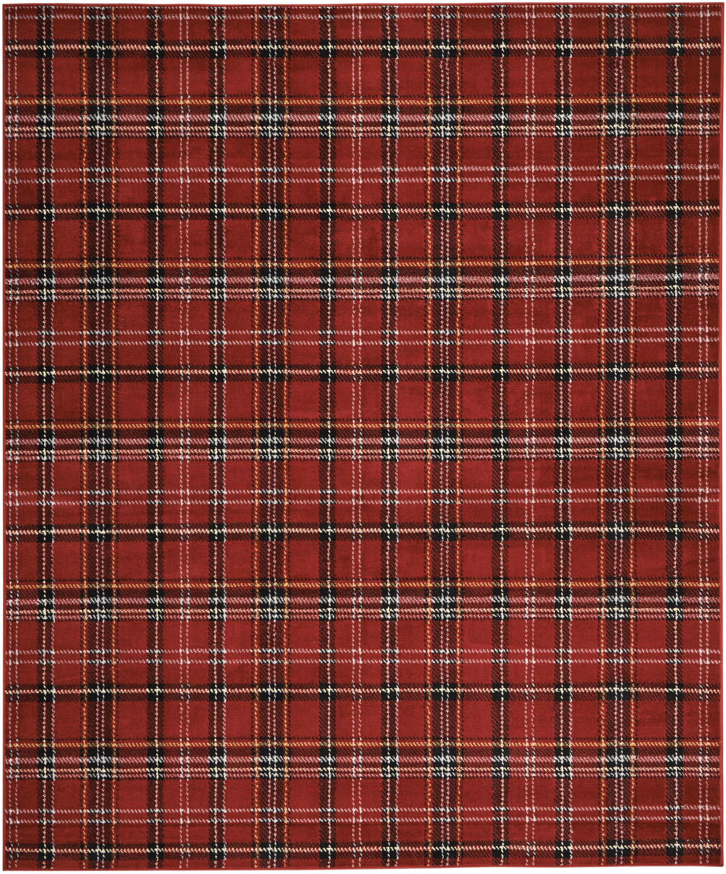 Nourison Home Grafix  Red  Contemporary