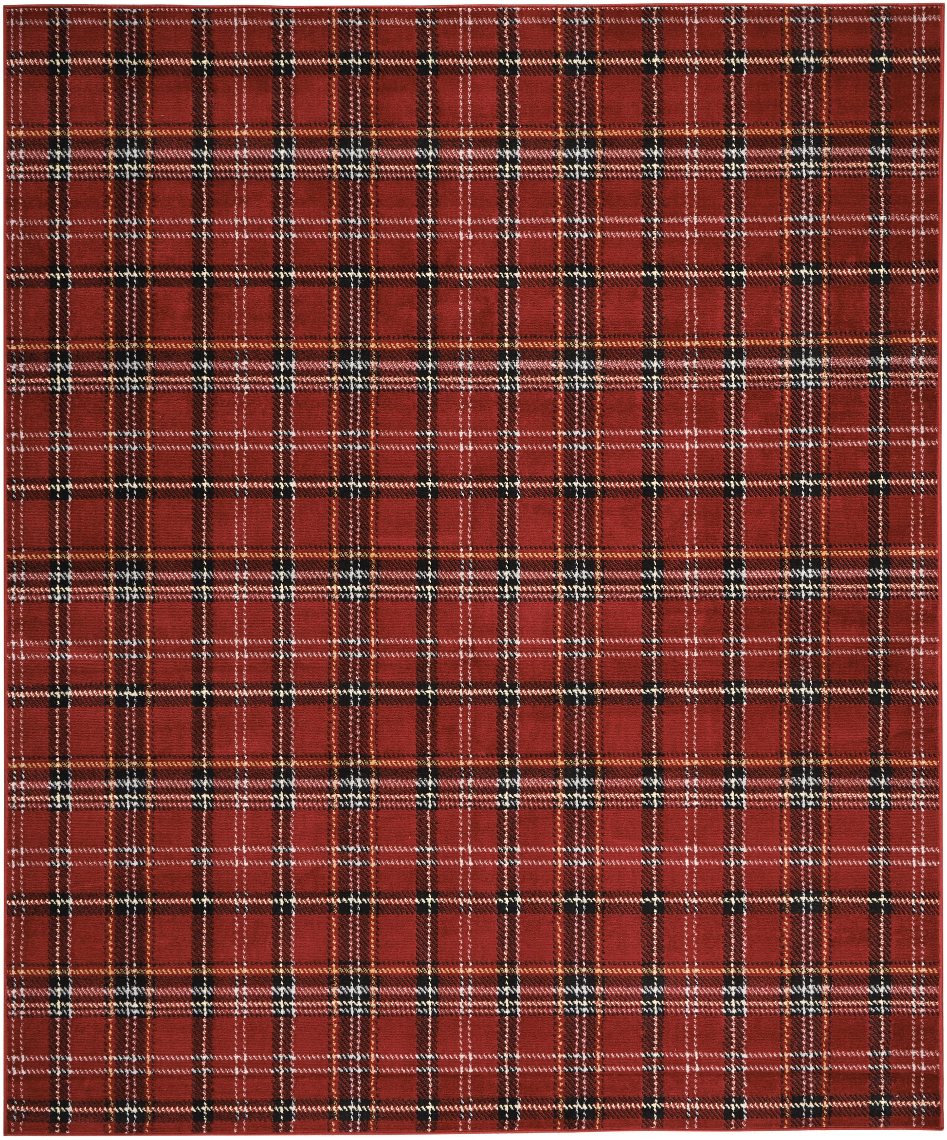 Nourison Home Grafix  Red  Contemporary