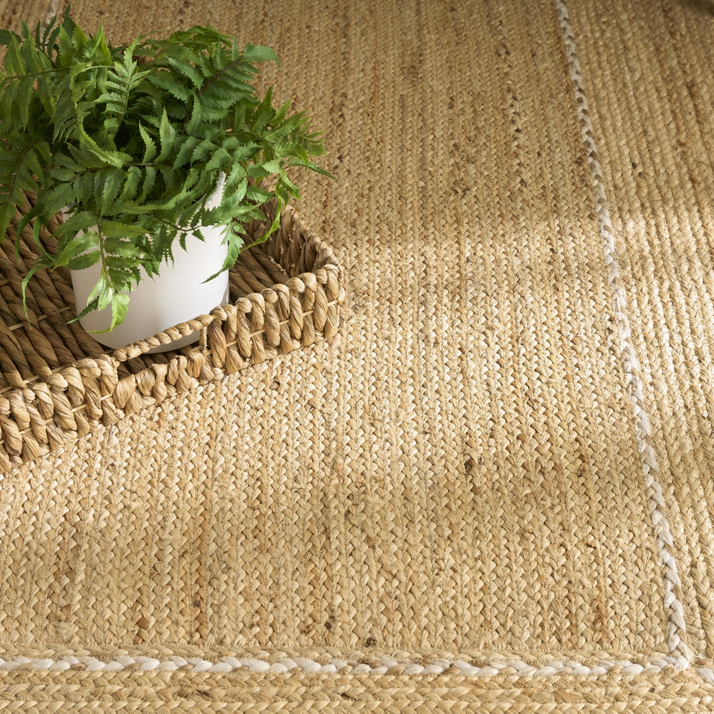 Nourison Home Terrazzo Jute  Natural  Contemporary