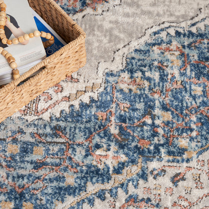 Nourison Home Quarry  Blue Grey  Traditional