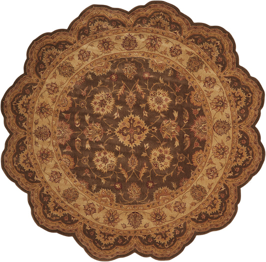 Nourison Home Heritage Hall  Sable  Traditional