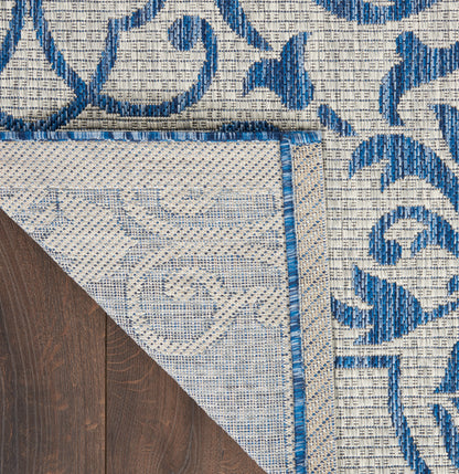 Nourison Home Country Side  Ivory Blue  Transitional